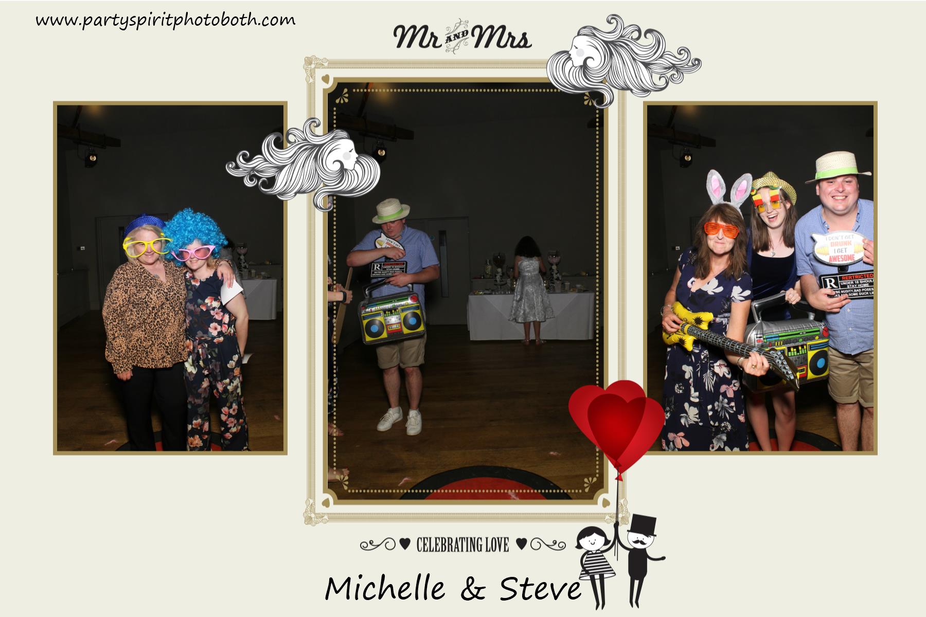 Michelle & Steve Wedding | View more photos from the event at gallery.partyspiritphotobooth.com/u/PartySpiritPhotoBooth/Michelle-Steve-Wedding